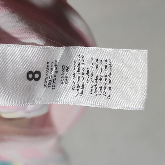 Carter's Kids Girls Striped Dress Size 8 - Picture 4 of 4